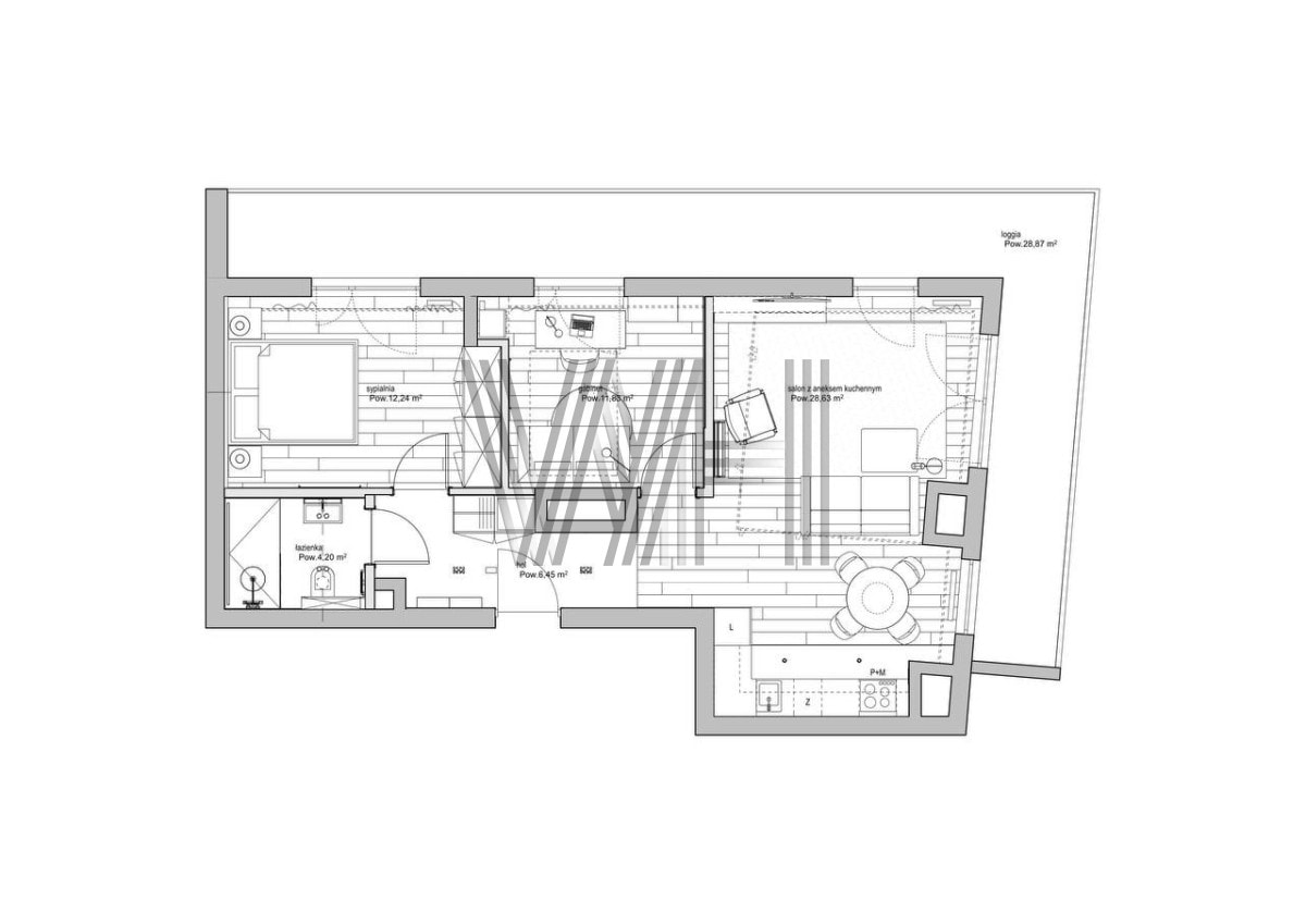 Mieszkanie - Warszawa - Wola - 62 m²/3 pokoje - Galeria zdjęć 13